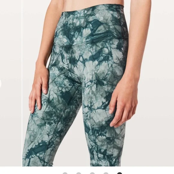 Lululemon Wunder Under Hi-Rise Tight *Luxtreme 28" Misty Moss Sea Steel - Picture 3 of 13